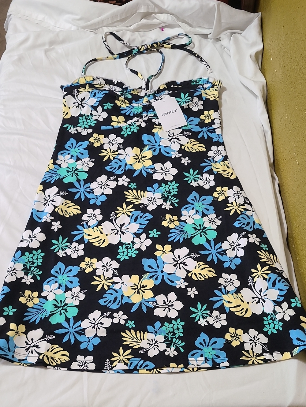 One-piece floral dress